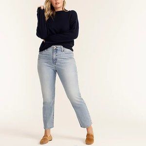 J. Crew Curvy high-rise '90s classic straight jean in Scuttle wash 32